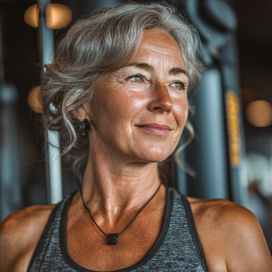 Активні люди поважного віку займаються спортом